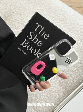 ins棋盘格爱心宝石镜面适用vivox27手机壳新款x90s/x21i高级感s16e防摔s10立体y7s时尚y54s/y32时尚nex保护套