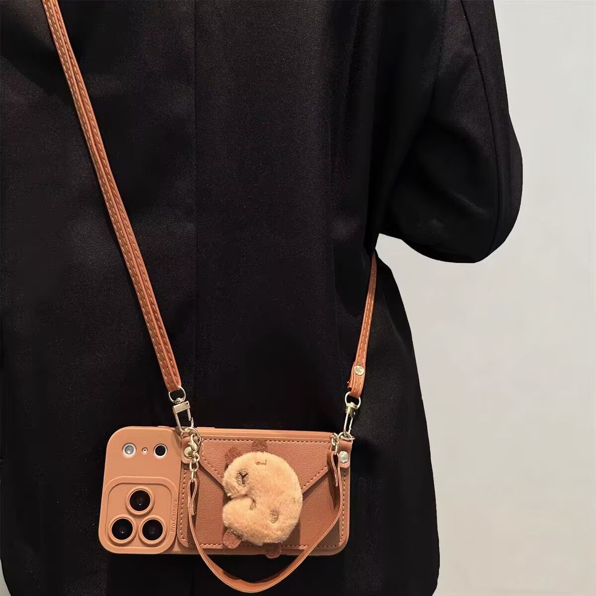 适用oppoFindx9软硅胶卡通零钱包