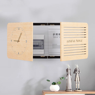 木工小舅 强弱一体电表箱双开门 组合电箱遮挡美化装饰画大尺寸