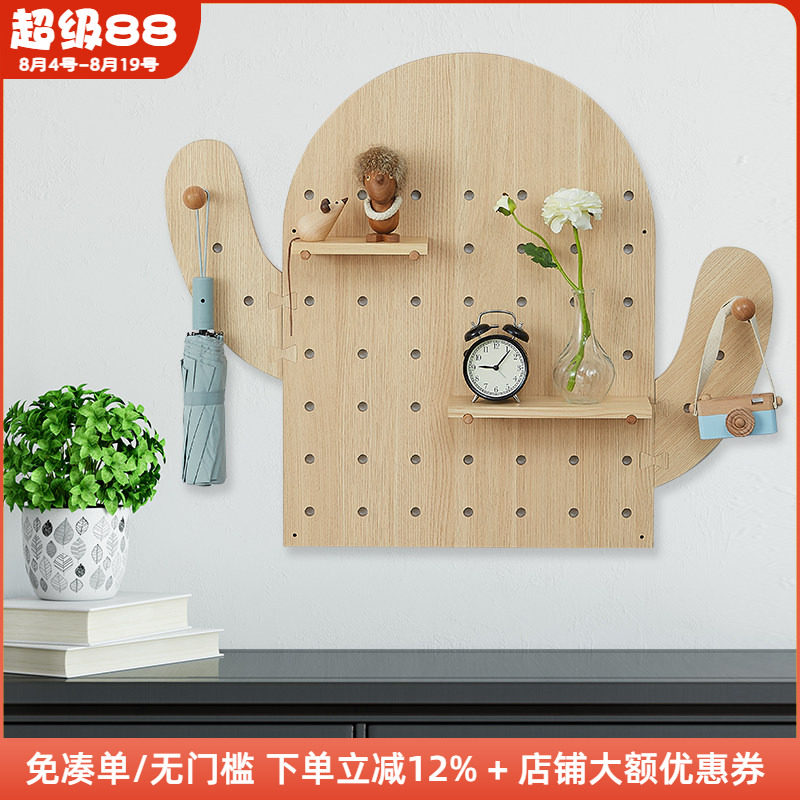 创意胖嘟仙人掌置物架