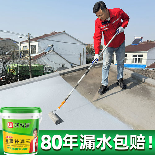 沃特浦屋顶防水涂料裂缝漏水补漏