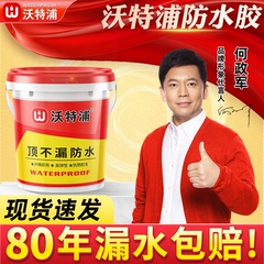 沃特浦防水涂料屋顶裂缝渗水补漏材料房顶平房漏水专用楼顶防漏胶