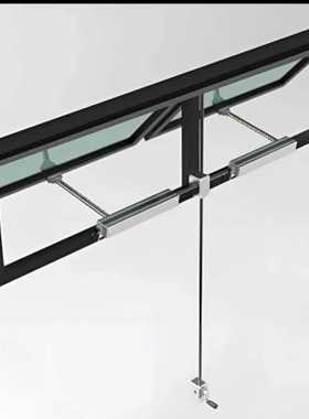 手摇开窗器链条式消防排烟窗一拖二手动开窗器高位窗开窗机上悬窗