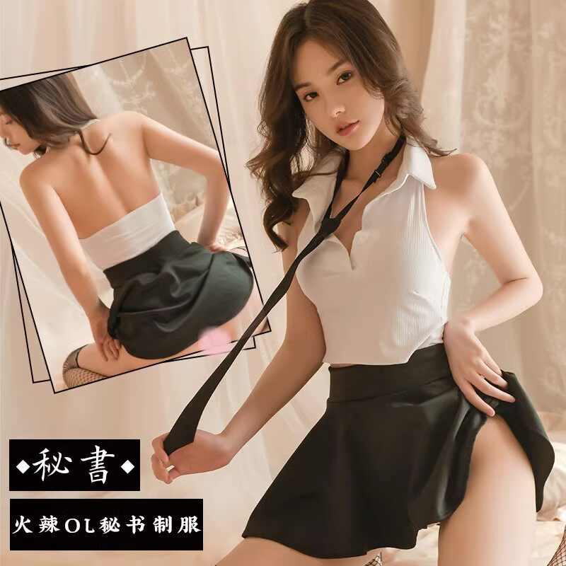 制服性感辣妹秘书情趣ol办公室文秘职业装御姐风纯欲内衣睡衣修身