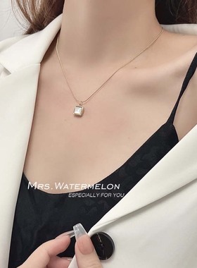 新款潮钛钢小众设计感高级项链