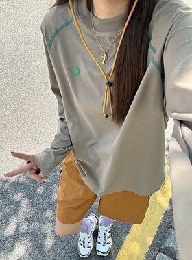 长袖+防晒+印花+字母+速干+运动
