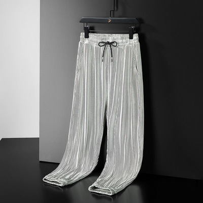 睡裤长裤冰丝男莫代尔空调防蚊裤