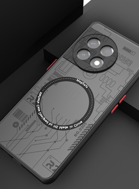 一加Ace2手机壳AcePro新款磁吸Ace黑色手机套1+ace2全包防摔硅胶acepor保护壳适用于oneplusacepro外壳男女款