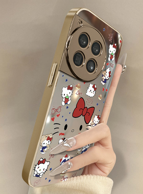 星星kt猫适用于一加15手机壳一加13t新款13卡通12网红可爱11女Ace6高级感ace5ultra支架3pro电镀镜面2v保护套