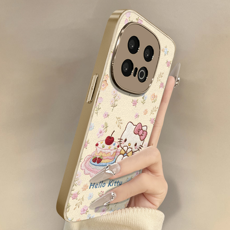 蛋糕凯蒂适用于vivoiqoo15手机壳新款13卡通12可爱小羊皮11网红neo11好看10pro男女z10turbo高级z9x防摔支架