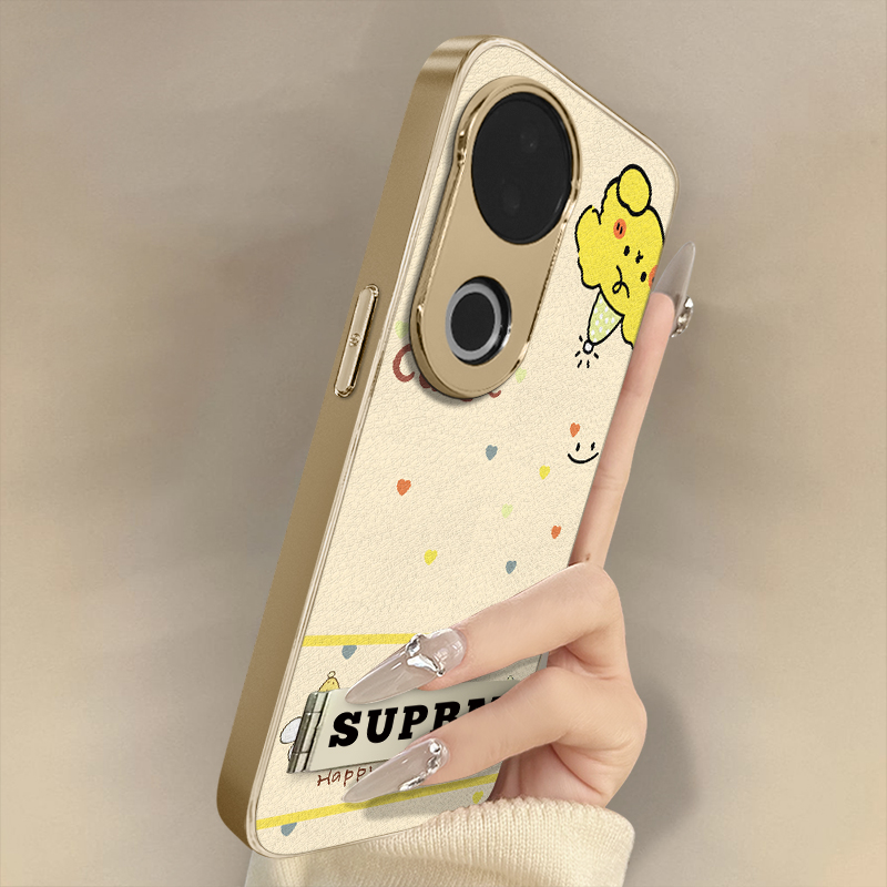 浙皇适用于vivos30手机壳s20pro高级s18e网红s17t新款15e可爱12女s19电镀16小羊皮全包防摔支架s10小动物派对