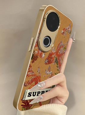 浙皇适用vivoS20Pro手机壳S19高级网红S18eS17t新款S16可爱女S15Pro电镀S12小羊皮S10全包防摔支架好运锦鲤