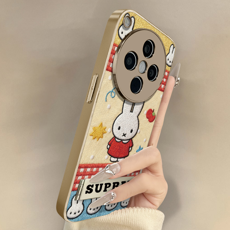 浙皇适用于OPPOFindX9手机壳x7ultra新款findx8卡通x6小众x5可爱女a97高级a93s支架全包防摔小羊皮a2格子兔子