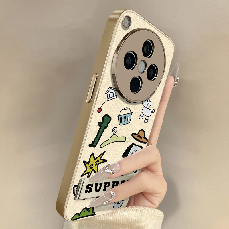浙皇适用于oppofindx8手机壳x7ultra新款x6pro网红x5小羊皮a97防摔a93s支架a72小众a57卡通女秋冬a2帽子小狗
