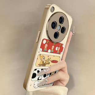 相框星人适用于oppofindx9手机壳findx9pro新款 x8s卡通x7ultra可爱小羊皮x6网红x5好看a97男女A6高级防摔支架