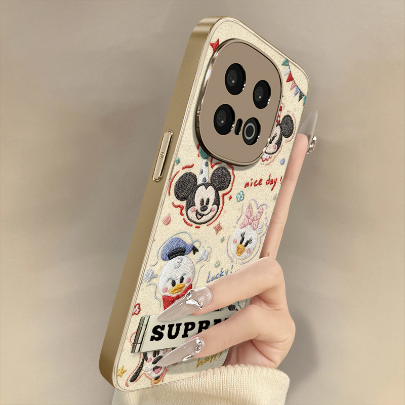 米奇老鼠适用于vivoiqoo15手机壳13新款12卡通neo11网红10可爱女高级8支架7全包防摔z10turbo小羊皮z9x保护套