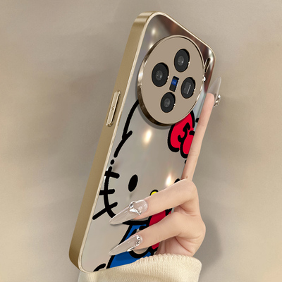 捧心kt猫适用于vivox300手机壳x300pro新款200s卡通x100ultra网红x90s可爱80女y500高级感支架超好看独特镜面