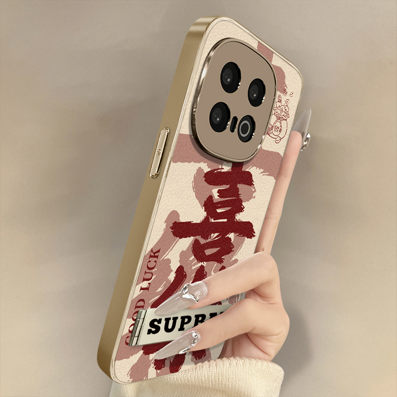 浙皇适用于vivoiqoo13手机壳12新年款11创意neo10文字9男女秋冬高级感8支架7全包6防摔z10turbo小羊皮z9x喜乐