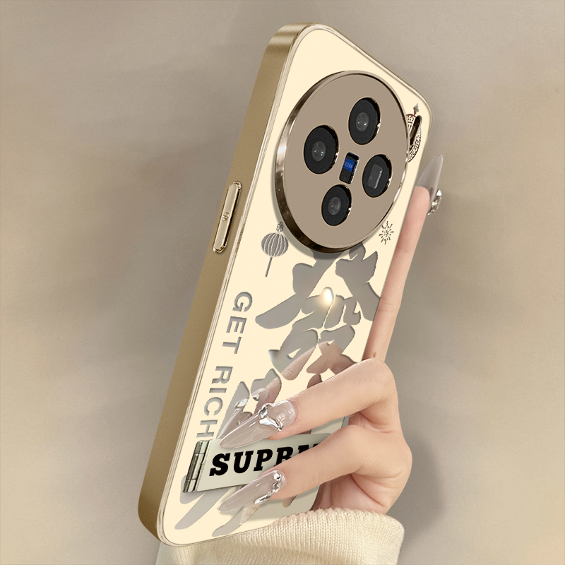 浙皇适用于vivox200s手机壳x100ultra新款x90镜面x80pro硅胶x70全包防摔60支架y300男女软套高级感镂空发财