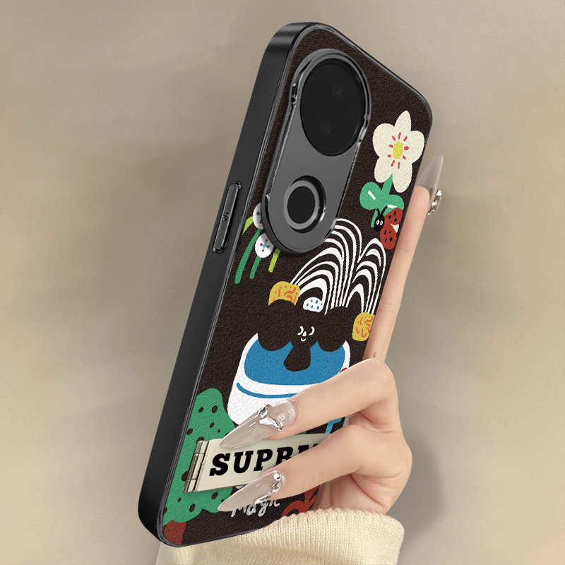 浙皇适用于vivos30手机壳s20pro新款s18e卡通s17t女15e可爱12全包s19防摔s16支架小羊皮秋冬创意s10动物花园