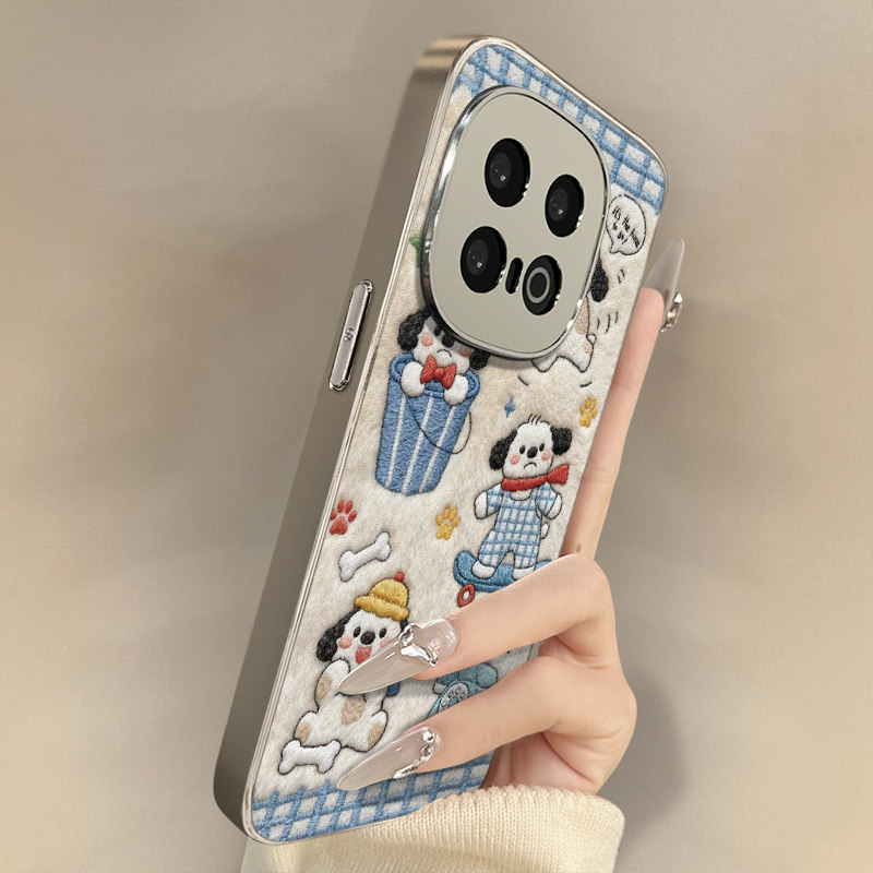 滑板小狗适用于vivoiqoo15手机壳13新款12卡通neo11网红10可爱女高级8支架7全包防摔z10turbo小羊皮z9x保护套