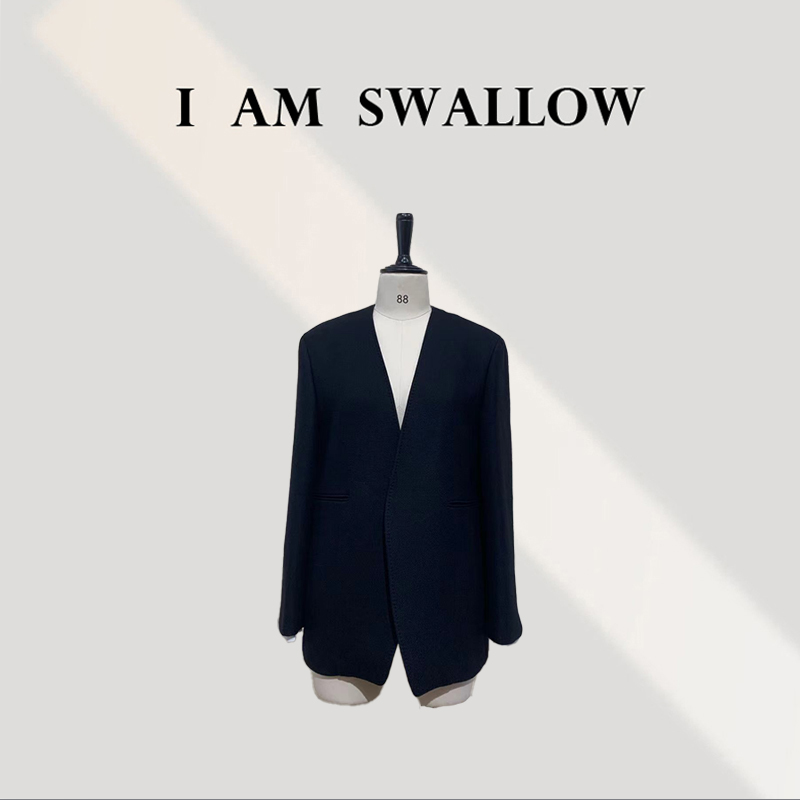 【南油实体店见主页】V领羊毛西装外套