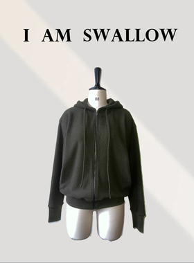 【南油实体店见主页】26春新品百棉绿色拉链卫衣