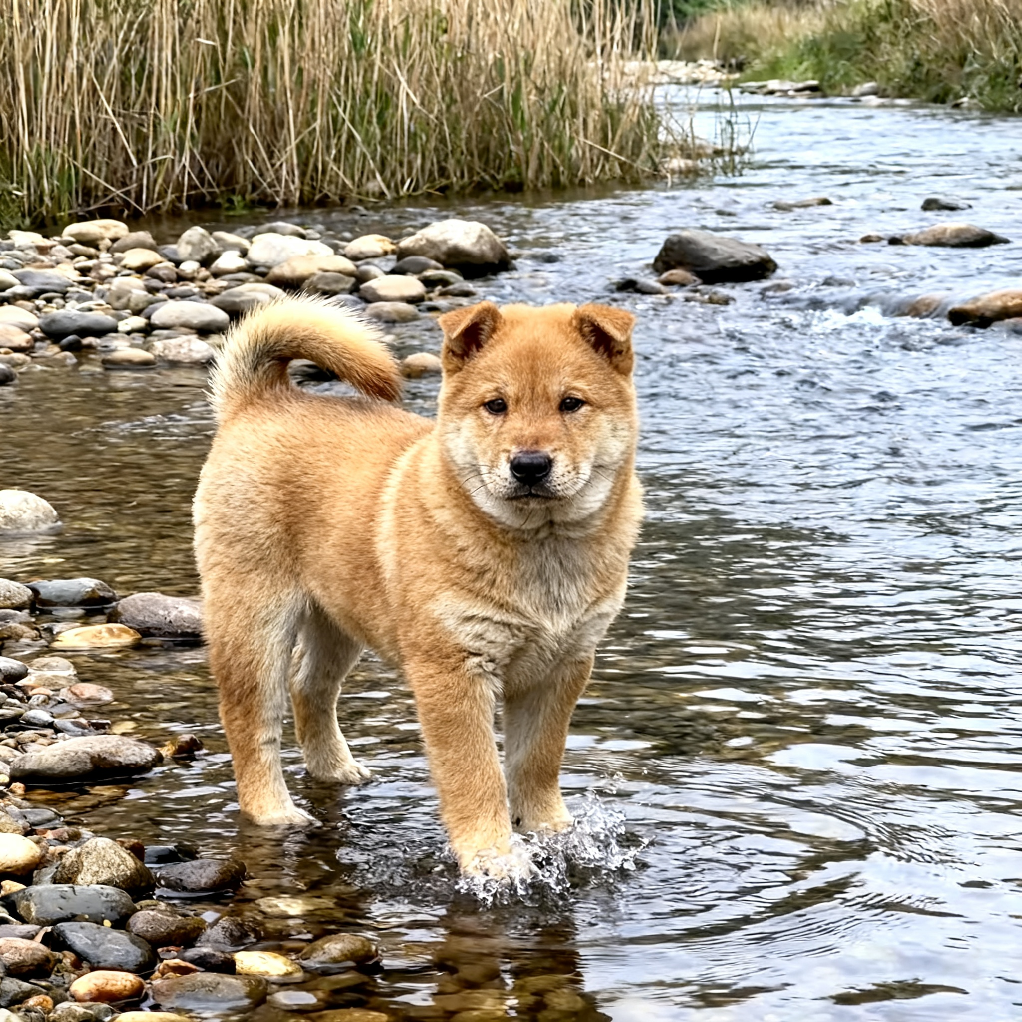 不掉毛正宗活物狗赶黄色狗看门狗