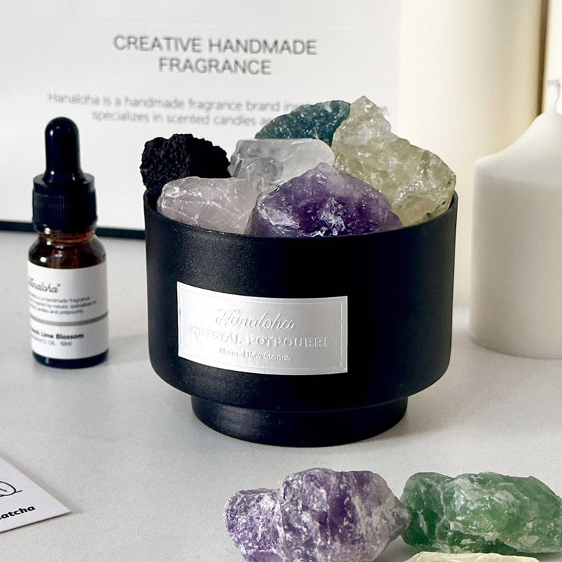 Hanaloha家用香薰摆件晶石扩香石天然精油卧室室内持久高级礼物