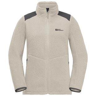 代购 wolfskin狼爪女士抓绒衣保暖防风耐磨户外外套立领 Jack