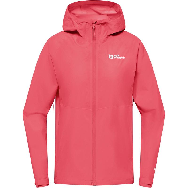 代购Jack wolfskin狼爪女士冲锋衣防水防风透气硬壳外套连帽