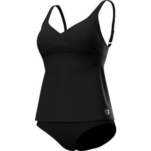 爆款 代购 Arena阿瑞娜女士泳衣支撑快干黑色聚酯游泳户外泳装