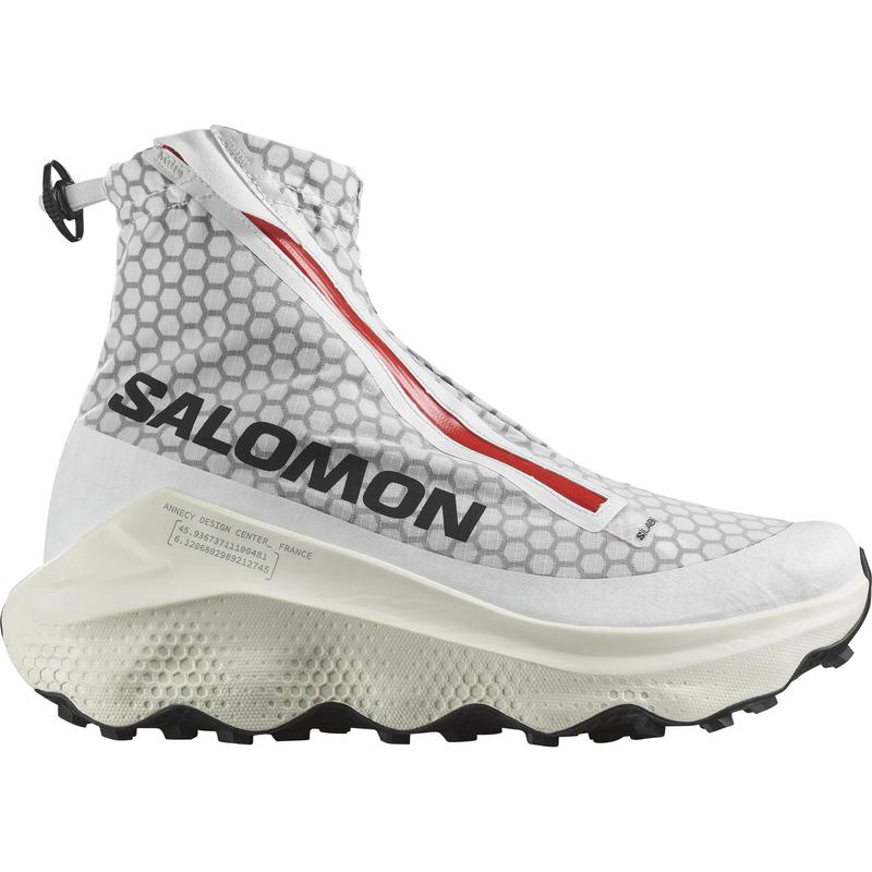 海外代购SALOMON/萨洛蒙男士越野跑鞋快速系带防滑抓地高帮