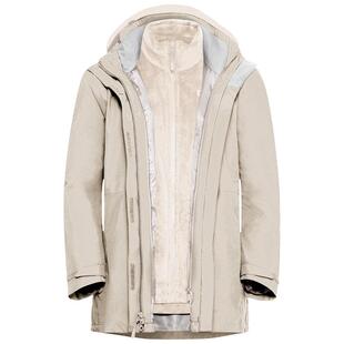 代购Jack wolfskin狼爪女士冲锋衣防水防风保暖3in1外套连帽