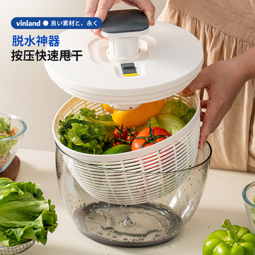 蔬菜脱水器甩水菜篮沙拉盆洗菜甩