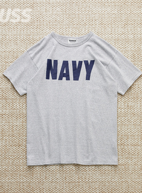 现货 BOWWOW NAVY 8812 TEE 日产复古丝绸印花休闲短袖T恤 25SS