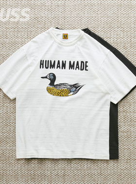 现货 HUMAN MADE GRAPHIC T-SHIRT #18 日产水墨斑点鸭子图案短袖
