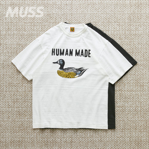 HUMANMADE水墨斑点鸭子图案短袖