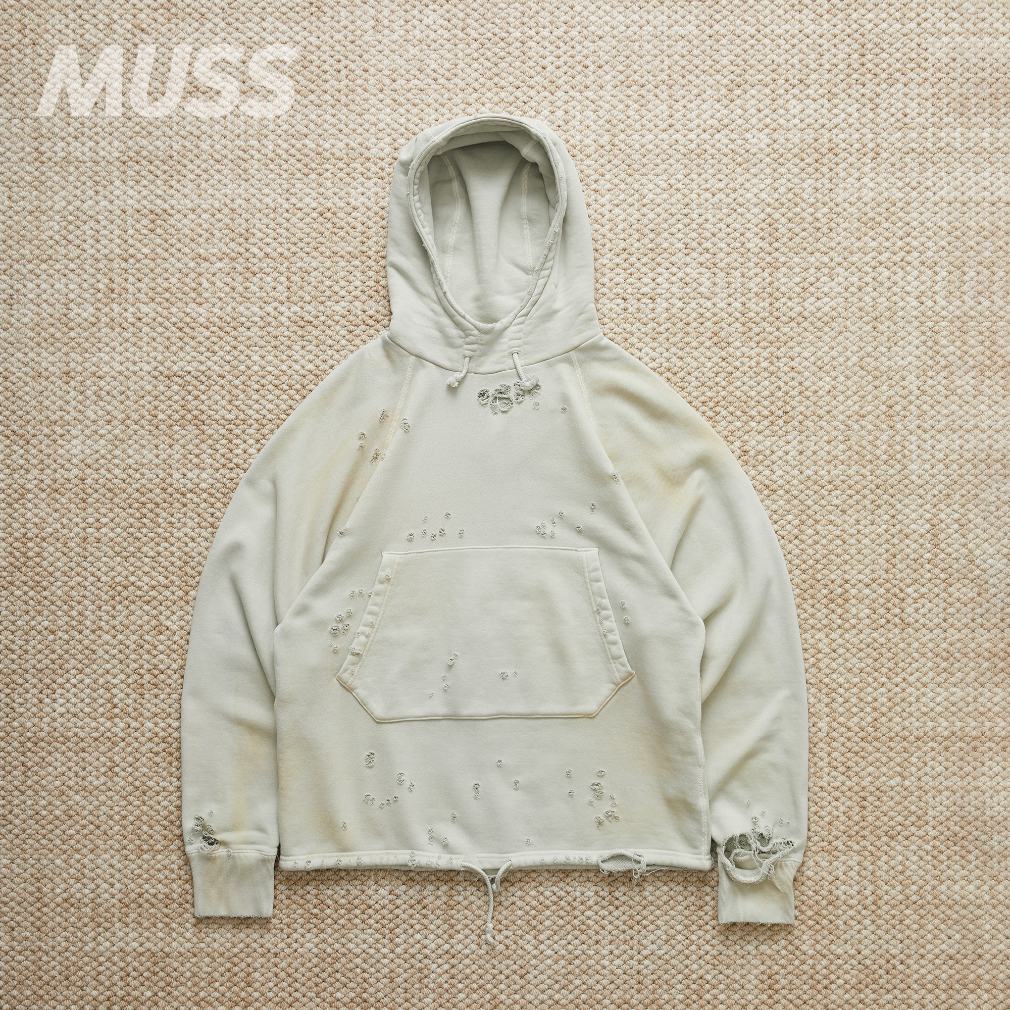 JIEDA日产重工破坏水洗做旧卫衣