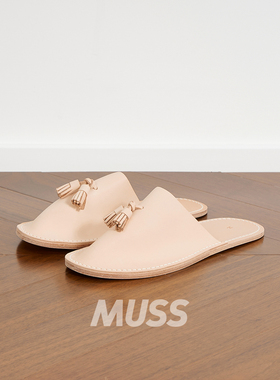 现货 HENDER SCHEME LEATHER SLIPPER 日产植鞣牛皮休闲拖鞋 25SS