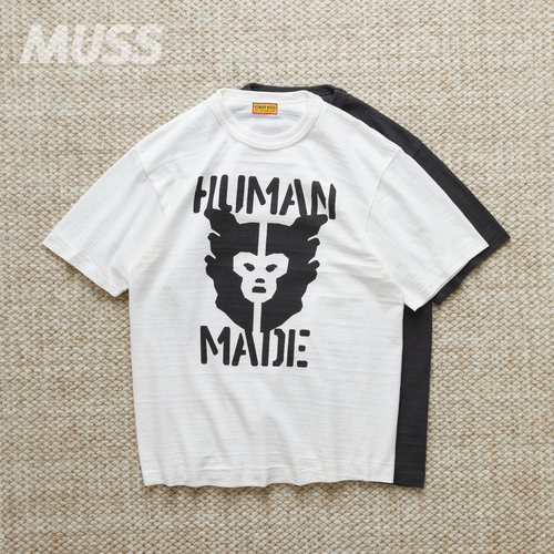 HUMANMADE日产猿人头印花短袖