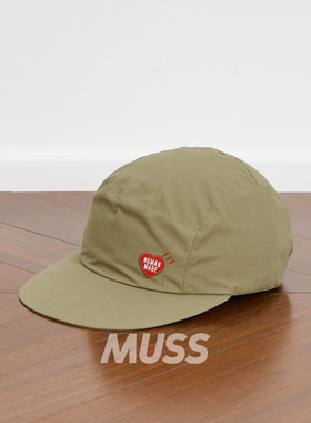 现货 HUMAN MADE 5PANEL CAP 日产爱心刺绣复古军事鸭舌帽棒球帽