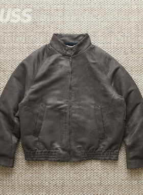 现货 SABY SUEDE HARINGTON JACKET日产复古仿麂皮哈林顿夹克24AW
