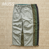 双面穿防撕裂双褶格纹休闲裤 现货 REVERSIBLE PANTS TAION LINE