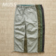 双面穿防撕裂双褶格纹休闲裤 现货 REVERSIBLE PANTS TAION LINE
