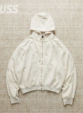 现货 ROTOL LOOPWHEEL SWEAT 日产环轮编织抓绒拉链连帽卫衣