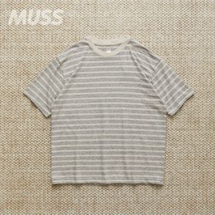 现货 TAIGA TAKAHASHI BORDER TEE 日产匹马棉复古条纹短袖T恤