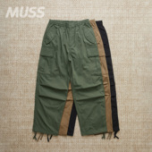 WILDTHINGS 格子布复古军事大口袋工装 M65 现货 SIXFIVE PANTS 裤