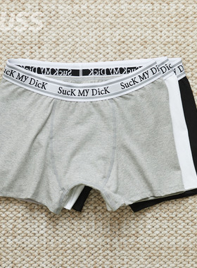 现货 THUG CLUB SMD BOXER BRIEF 纯棉趣味恶搞休闲平角内裤短裤