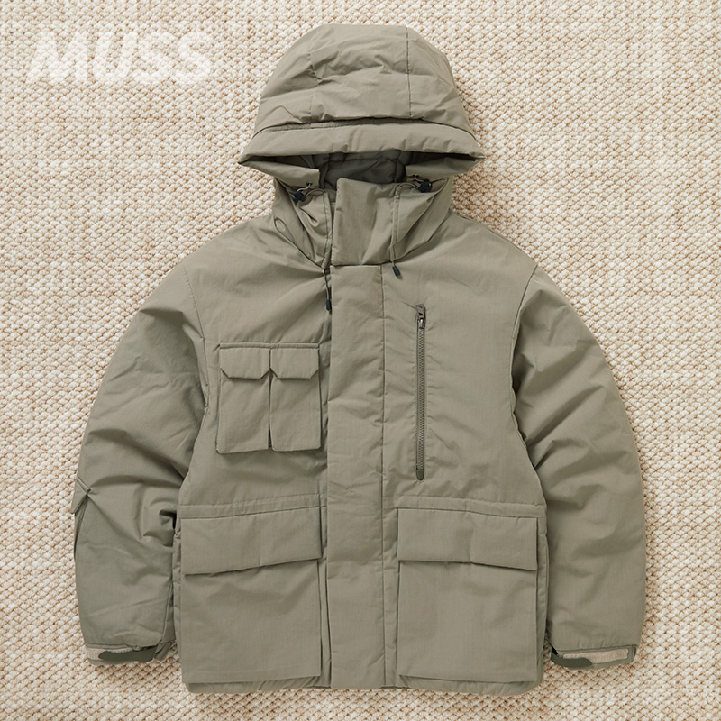 F/CE.工装户外棉服小野人联名